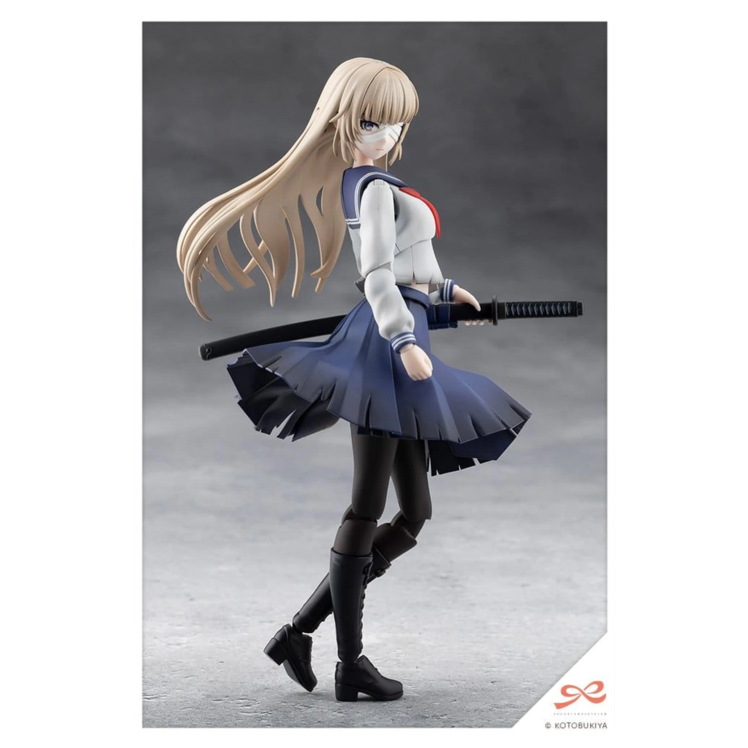 Sousai Shojo Teien Plastic Modell 1/10 Kuon Yakushiji Maria Kagaribi Damage Ver. School Girl Emulation 16 cm Produktfoto