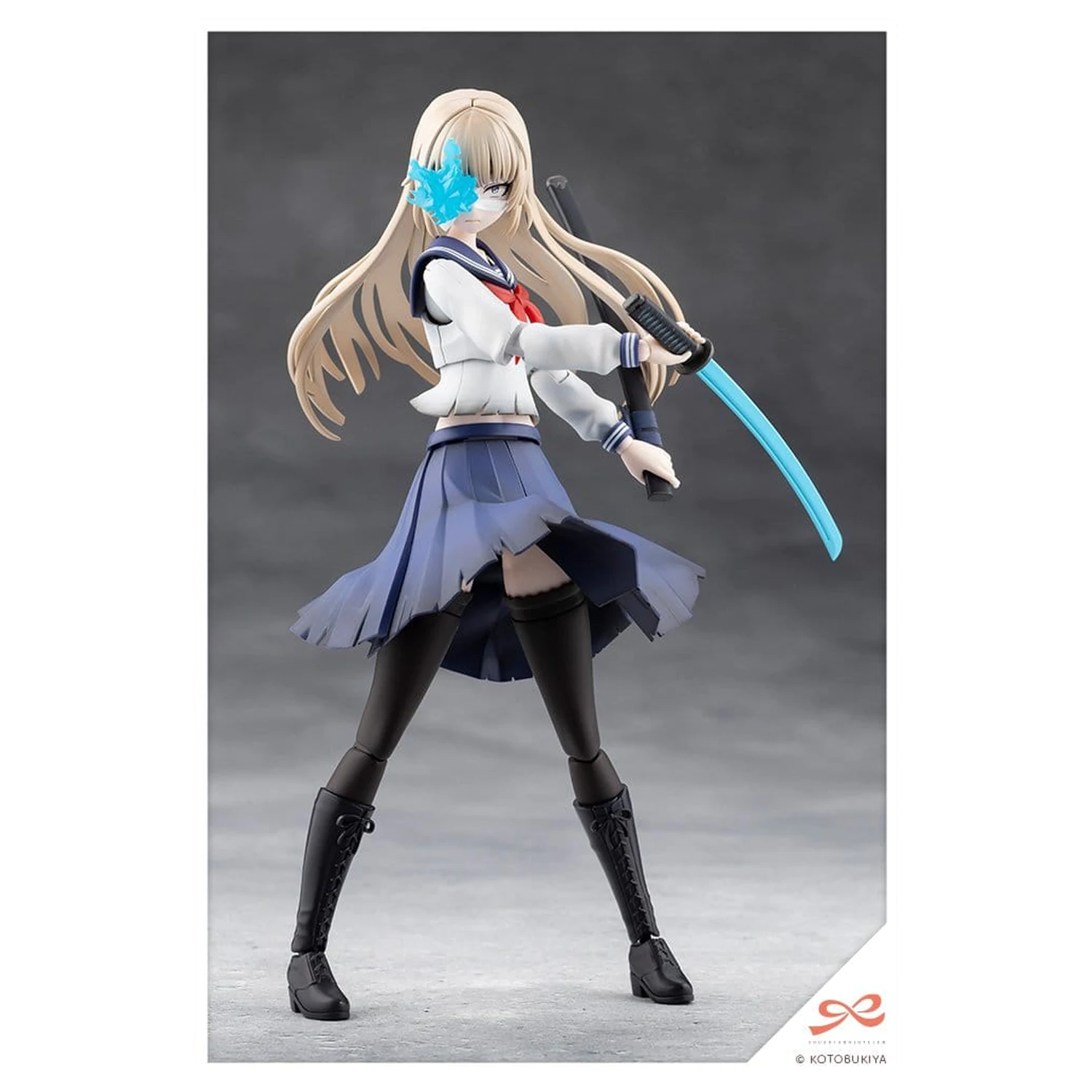 Sousai Shojo Teien Plastic Modell 1/10 Kuon Yakushiji Maria Kagaribi Damage Ver. School Girl Emulation 16 cm Produktfoto