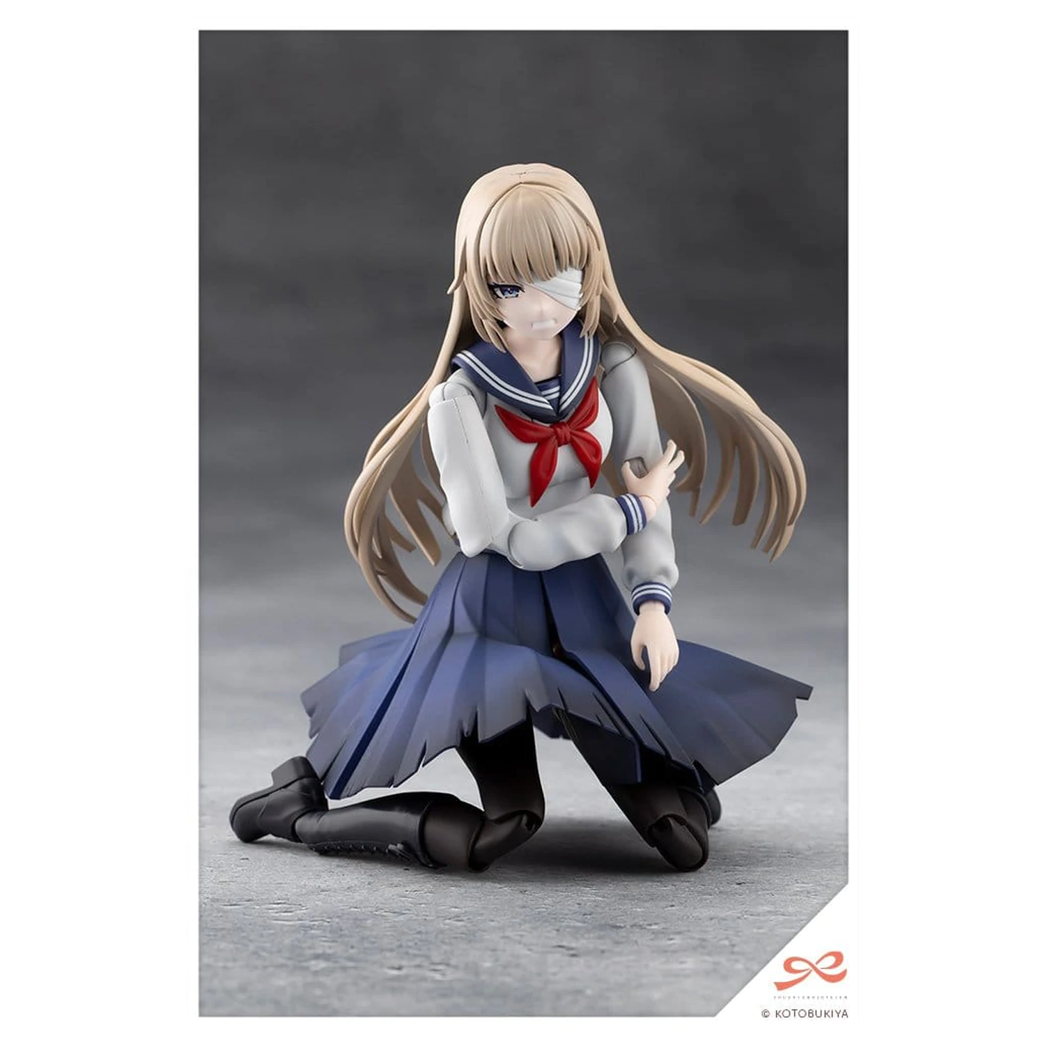 Sousai Shojo Teien Plastic Modell 1/10 Kuon Yakushiji Maria Kagaribi Damage Ver. School Girl Emulation 16 cm Produktfoto