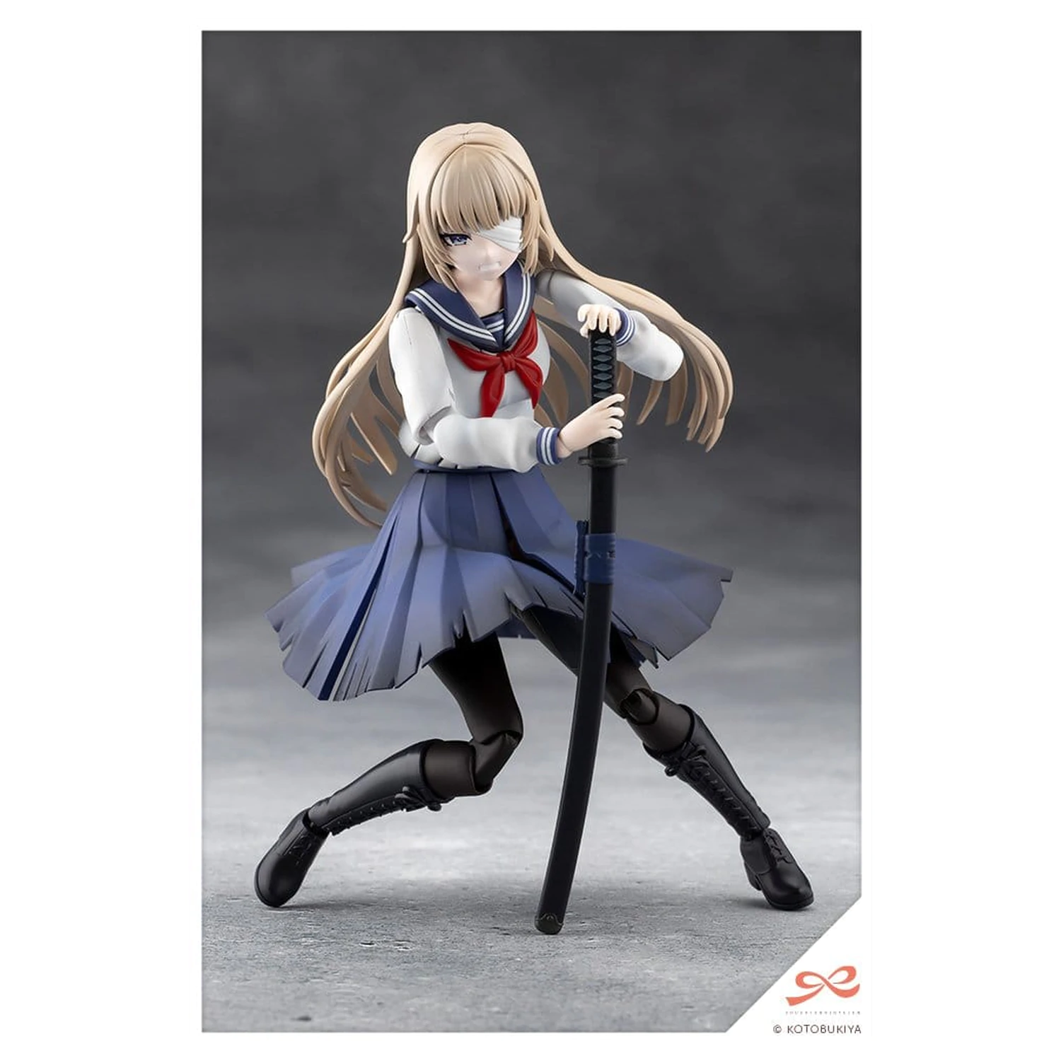 Sousai Shojo Teien Plastic Modell 1/10 Kuon Yakushiji Maria Kagaribi Damage Ver. School Girl Emulation 16 cm Produktfoto