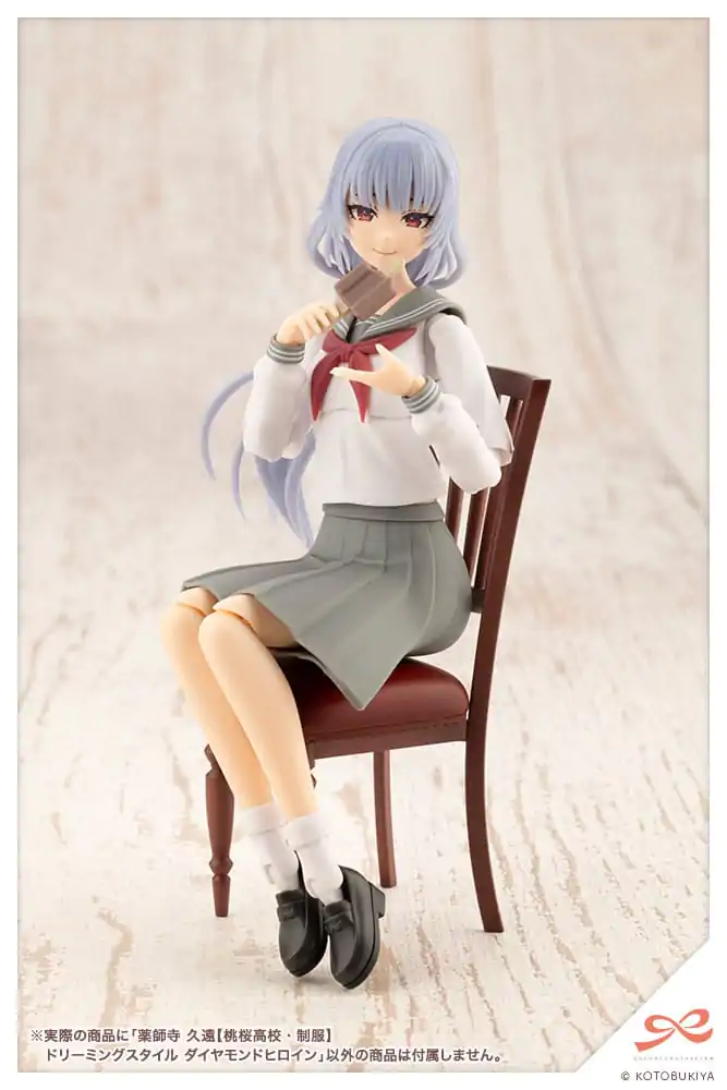 Sousai Shojo Teien Plastic Model Kit 1/10 Kuon Yakushiji Toudou High School Uniform Dreaming Style Diamond Heroine 16 cm Produktfoto