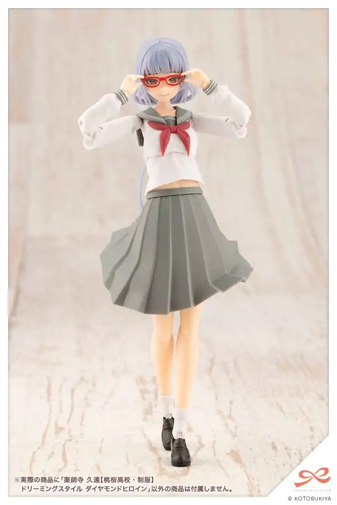 Sousai Shojo Teien Plastic Model Kit 1/10 Kuon Yakushiji Toudou High School Uniform Dreaming Style Diamond Heroine 16 cm Produktfoto