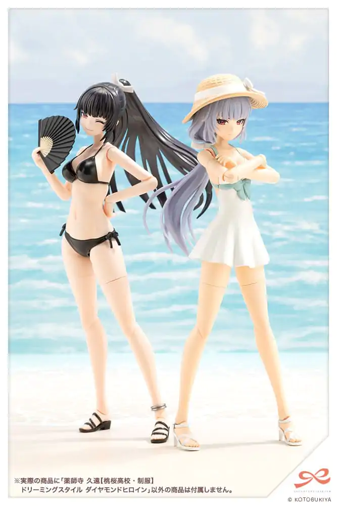 Sousai Shojo Teien Plastic Model Kit 1/10 Kuon Yakushiji Toudou High School Uniform Dreaming Style Diamond Heroine 16 cm Produktfoto