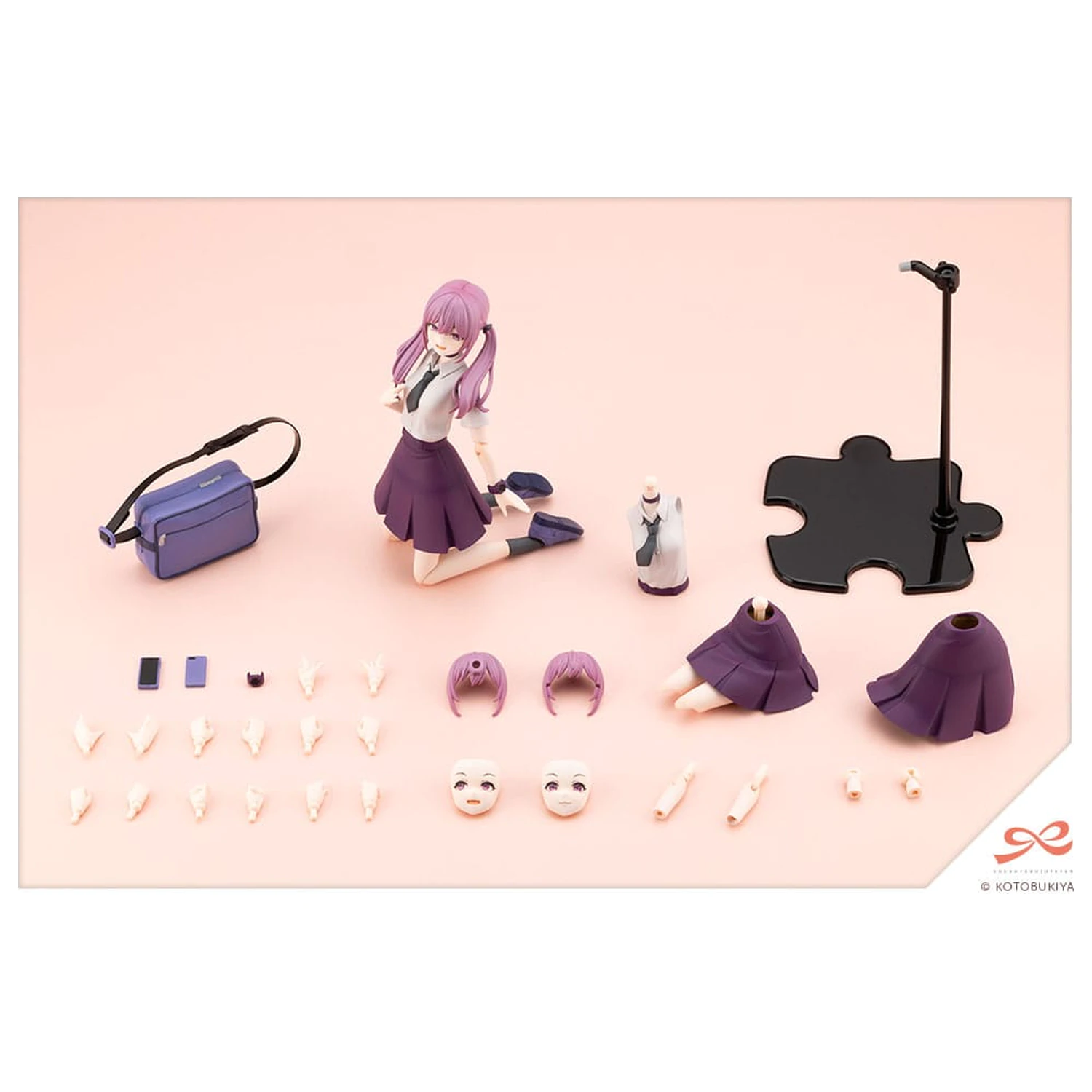 Sousai Shojo Teien Plastik Modell Bausatz 1/10 Little Devil Twin Tails 15 cm Produktfoto