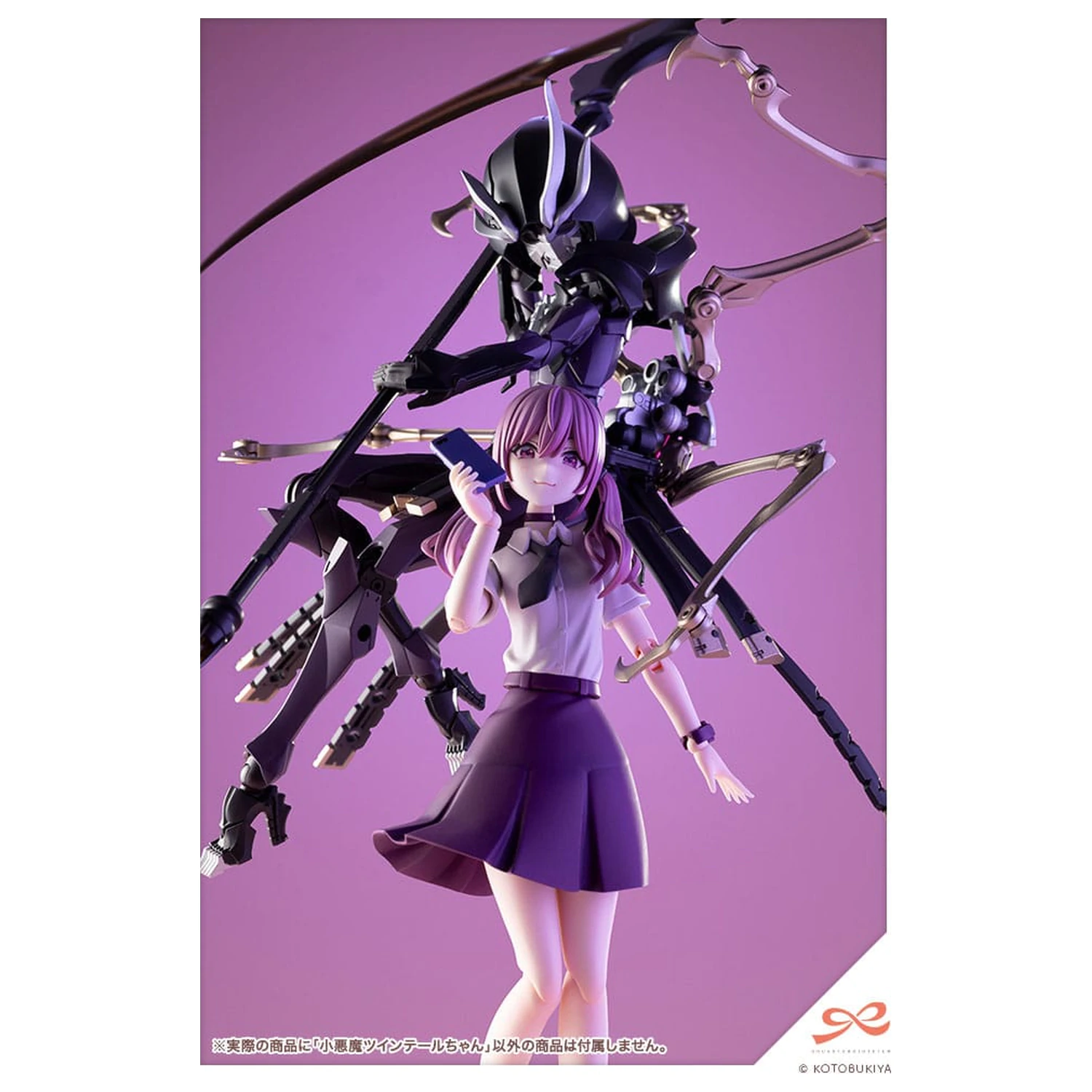 Sousai Shojo Teien Plastik Modell Bausatz 1/10 Little Devil Twin Tails 15 cm Produktfoto