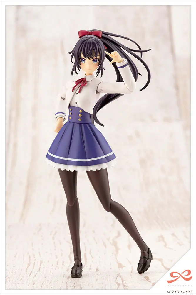 Sousai Shojo Teien Plastic Model Kit 1/10 Ritsuka Saeki St. Iris Gauken Girls' High School Winter Clothes Dreaming Style Snow White 16 cm Produktfoto