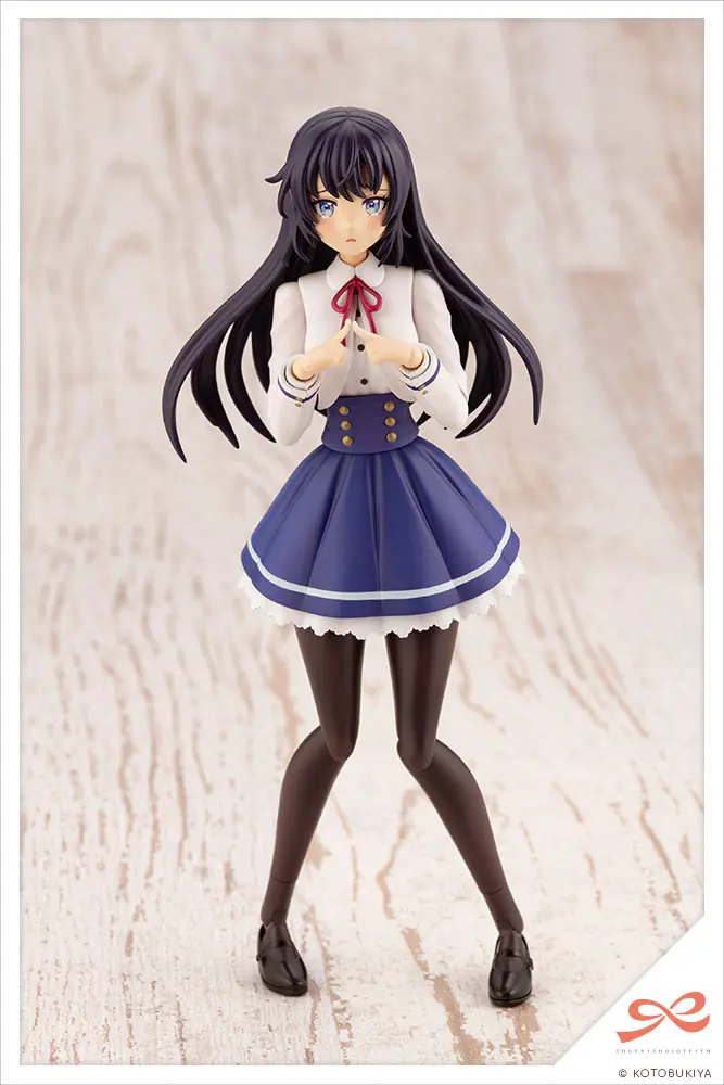 Sousai Shojo Teien Plastic Model Kit 1/10 Ritsuka Saeki St. Iris Gauken Girls' High School Winter Clothes Dreaming Style Snow White 16 cm Produktfoto