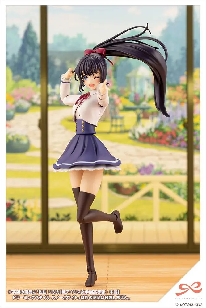 Sousai Shojo Teien Plastic Model Kit 1/10 Ritsuka Saeki St. Iris Gauken Girls' High School Winter Clothes Dreaming Style Snow White 16 cm Produktfoto