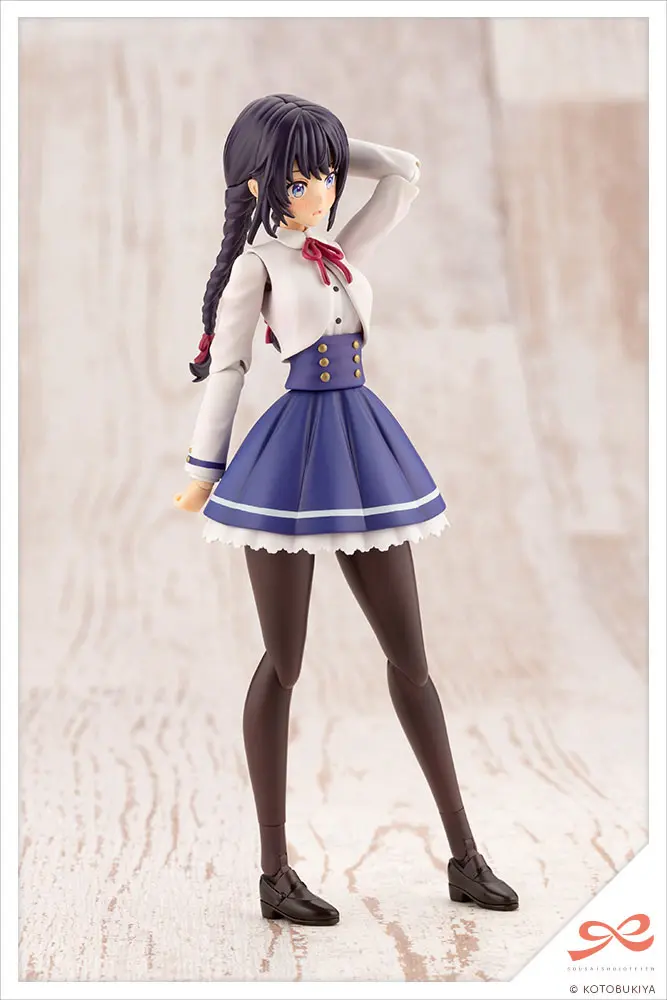 Sousai Shojo Teien Plastic Model Kit 1/10 Ritsuka Saeki St. Iris Gauken Girls' High School Winter Clothes Dreaming Style Snow White 16 cm Produktfoto