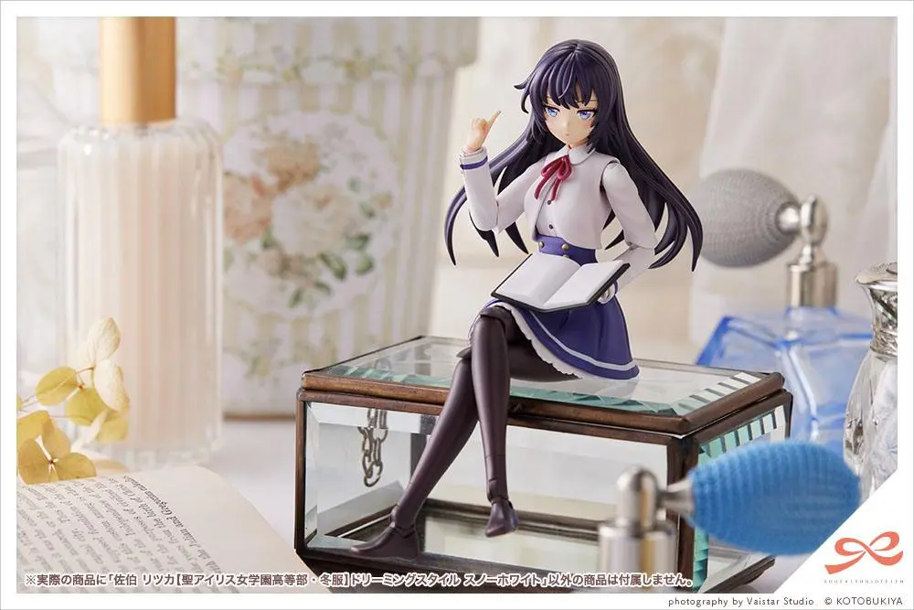 Sousai Shojo Teien Plastic Model Kit 1/10 Ritsuka Saeki St. Iris Gauken Girls' High School Winter Clothes Dreaming Style Snow White 16 cm Produktfoto