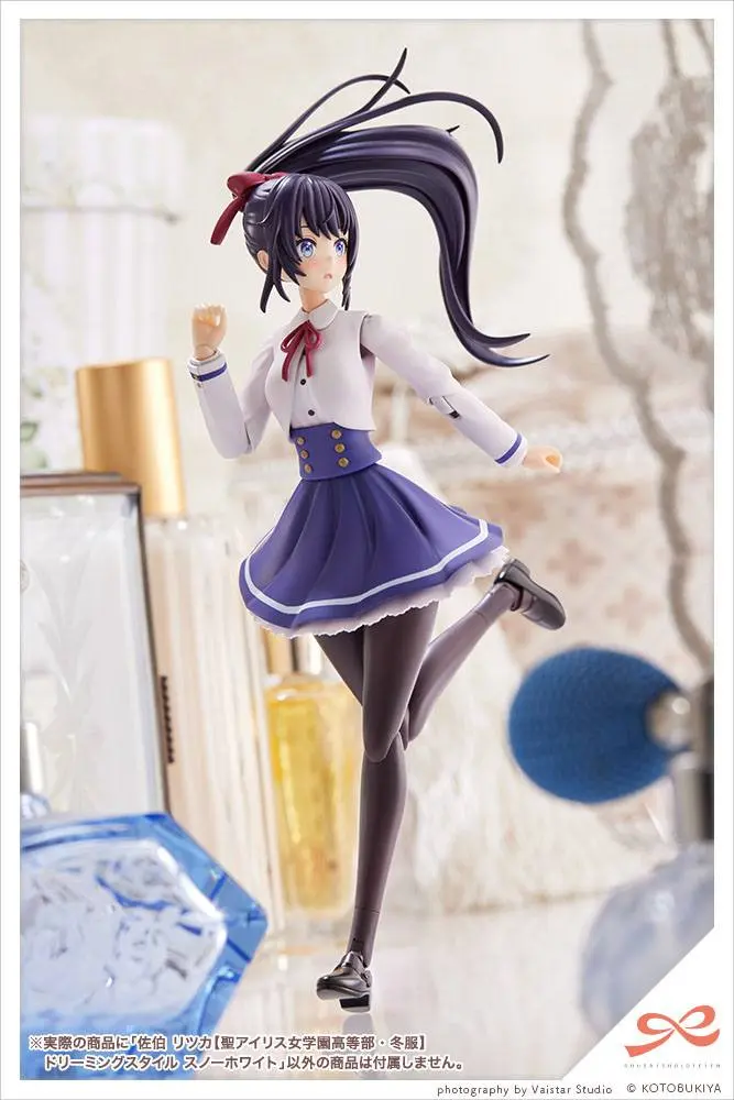 Sousai Shojo Teien Plastic Model Kit 1/10 Ritsuka Saeki St. Iris Gauken Girls' High School Winter Clothes Dreaming Style Snow White 16 cm Produktfoto
