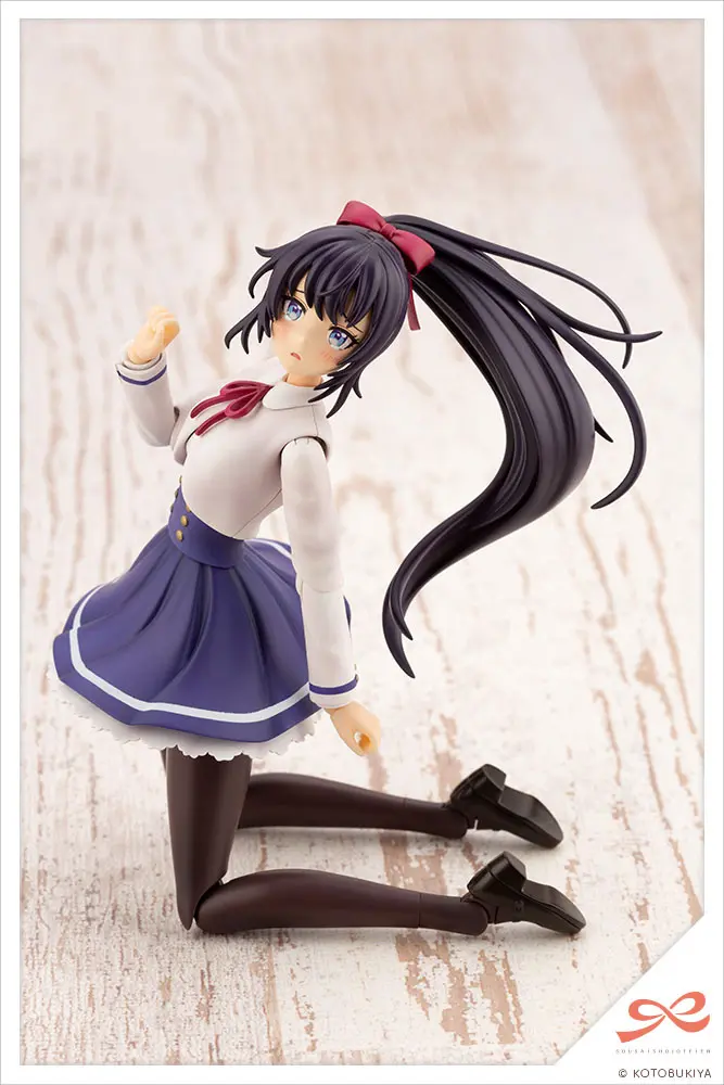 Sousai Shojo Teien Plastic Model Kit 1/10 Ritsuka Saeki St. Iris Gauken Girls' High School Winter Clothes Dreaming Style Snow White 16 cm Produktfoto