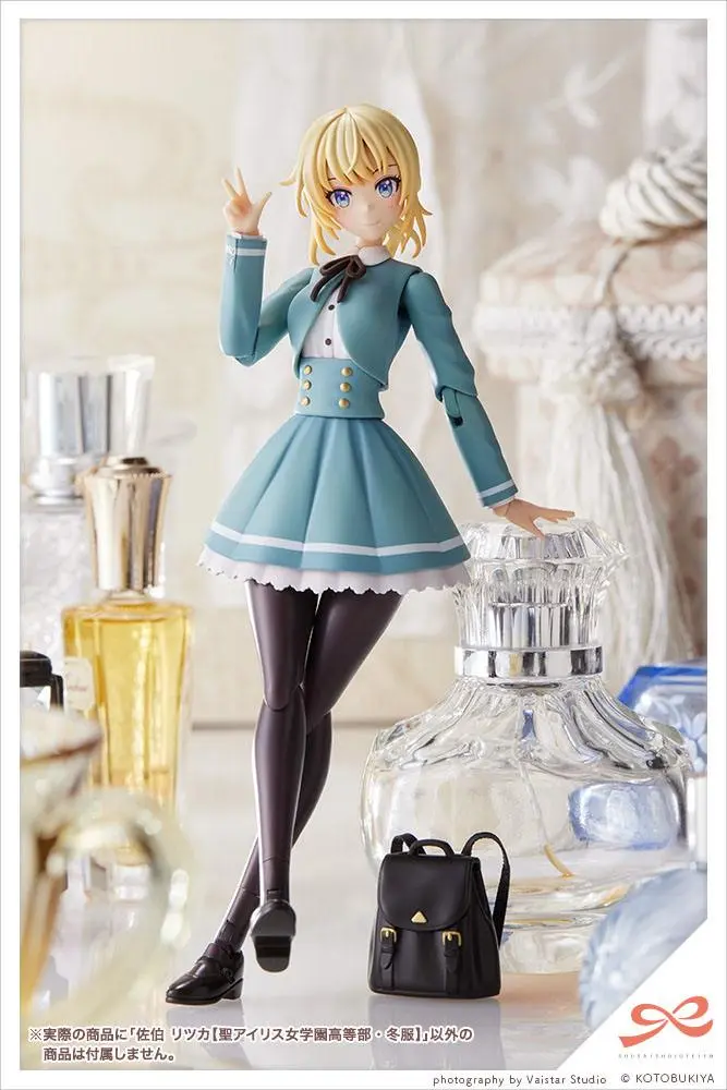 Sousai Shojo Teien Plastic Model Kit 1/10 Ritsuka Saeki St. Iris Gauken Girls' High School Winter Clothes 16 cm Produktfoto