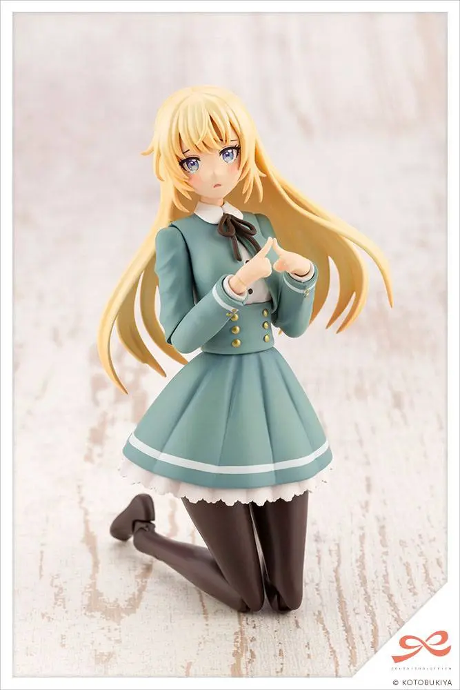 Sousai Shojo Teien Plastic Model Kit 1/10 Ritsuka Saeki St. Iris Gauken Girls' High School Winter Clothes 16 cm Produktfoto