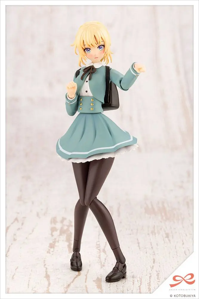 Sousai Shojo Teien Plastic Model Kit 1/10 Ritsuka Saeki St. Iris Gauken Girls' High School Winter Clothes 16 cm Produktfoto