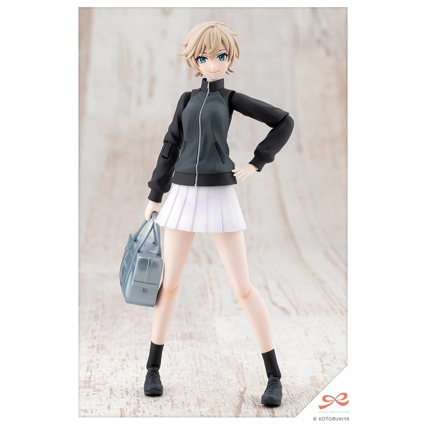 Sousai Shojo Teien Plastikmodellbausatz 1/10 Rui Saotome Touhou High School Tracksuit Dreaming Style Midnight Onyx 16 cm Produktfoto