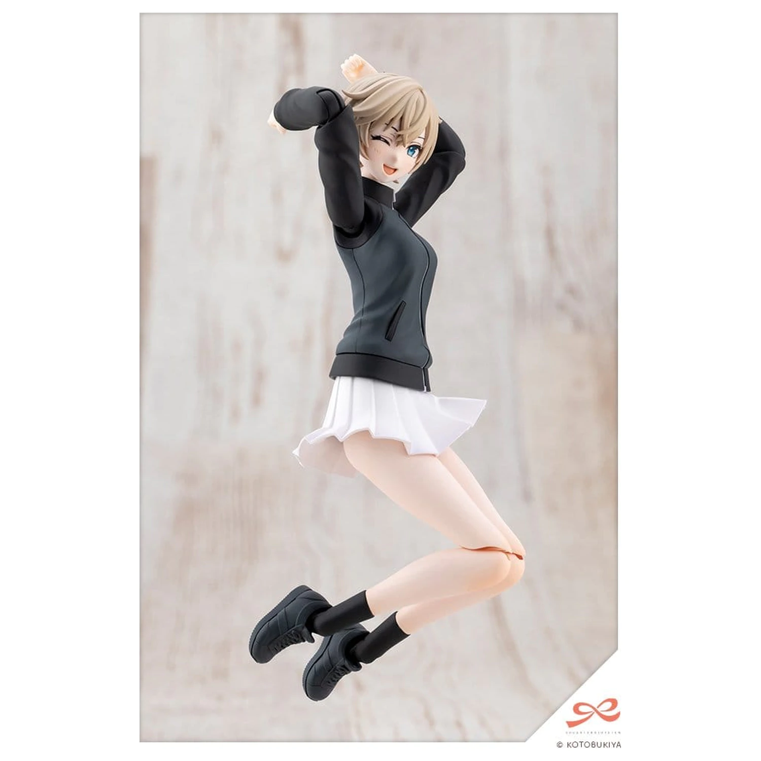 Sousai Shojo Teien Plastikmodellbausatz 1/10 Rui Saotome Touhou High School Tracksuit Dreaming Style Midnight Onyx 16 cm Produktfoto