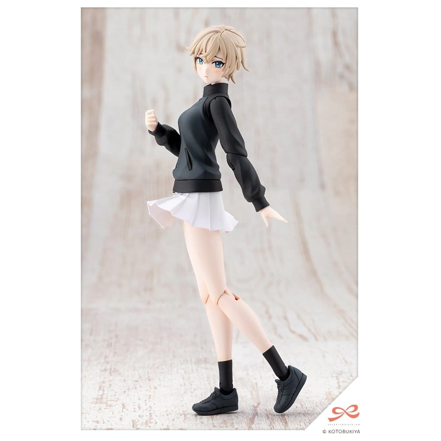 Sousai Shojo Teien Plastikmodellbausatz 1/10 Rui Saotome Touhou High School Tracksuit Dreaming Style Midnight Onyx 16 cm Produktfoto