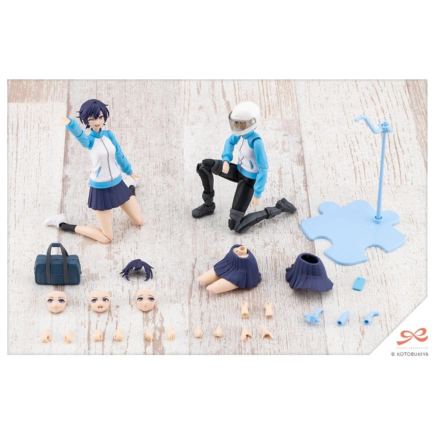 Sousai Shojo Teien Plastic Modellbausatz 1/10 Rui Saotome Touhou High School Tracksuit 16 cm Produktfoto