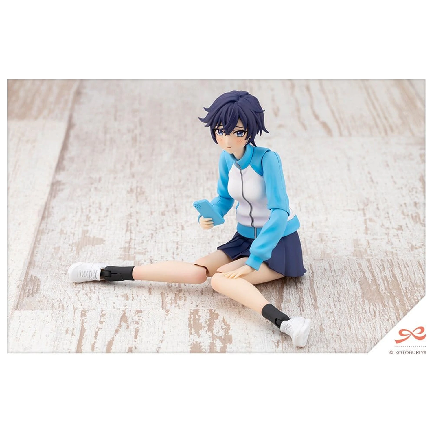 Sousai Shojo Teien Plastic Modellbausatz 1/10 Rui Saotome Touhou High School Tracksuit 16 cm Produktfoto