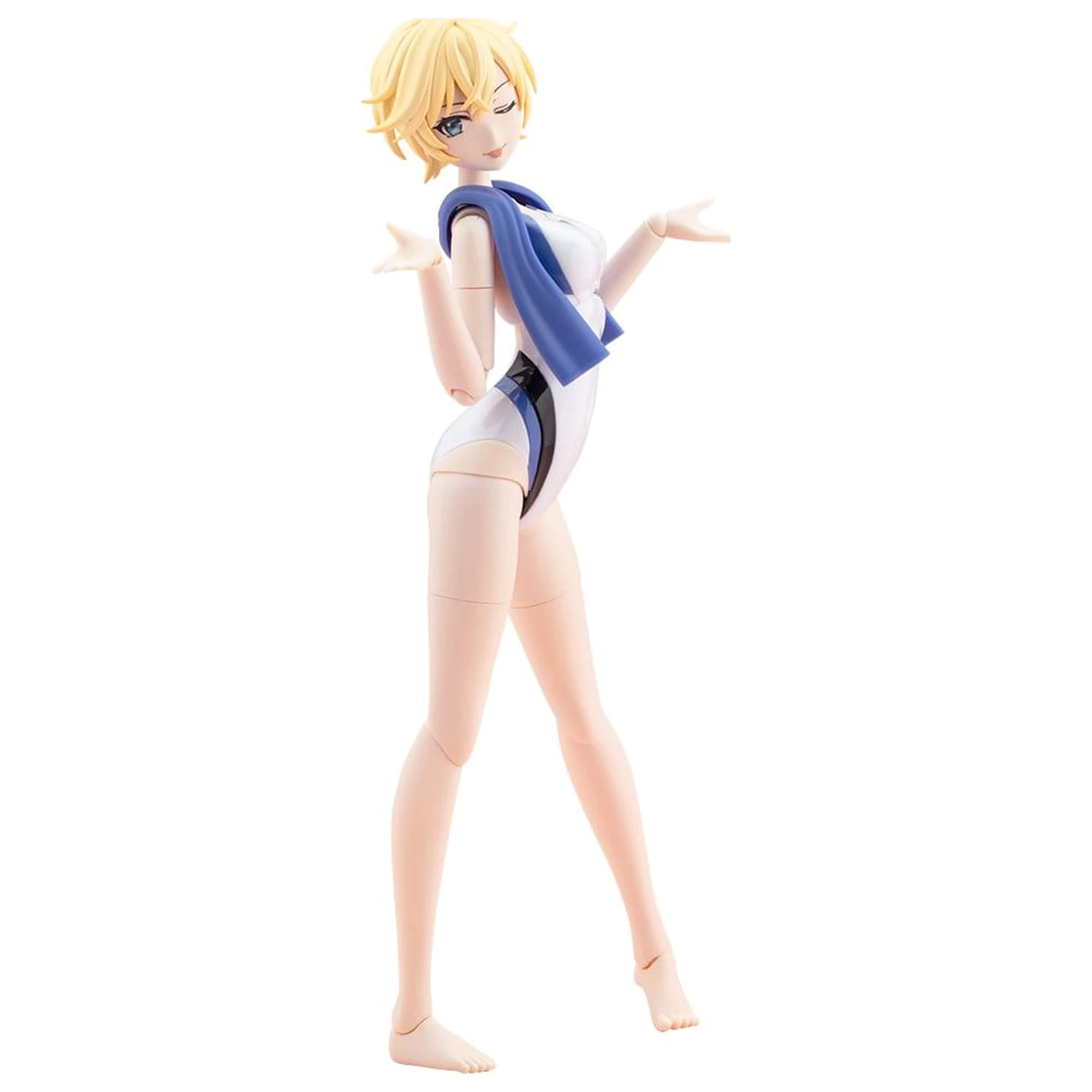 Sousai Shojo Teien Plastikmodell 1/10 Rui Saotome Touou High School Competitive Swimsuit Dreaming Style White Dolphin 16 cm Produktfoto