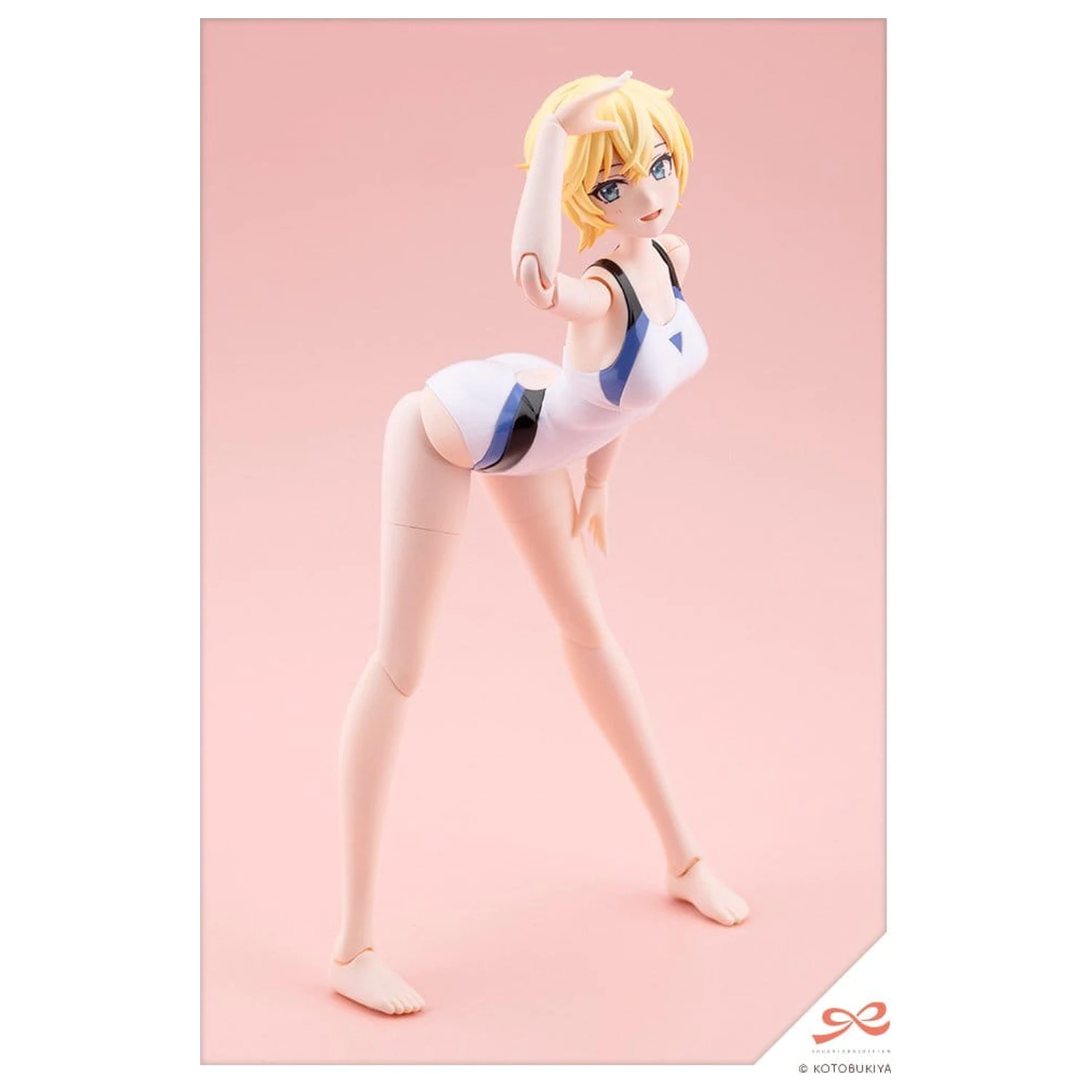 Sousai Shojo Teien Plastikmodell 1/10 Rui Saotome Touou High School Competitive Swimsuit Dreaming Style White Dolphin 16 cm Produktfoto
