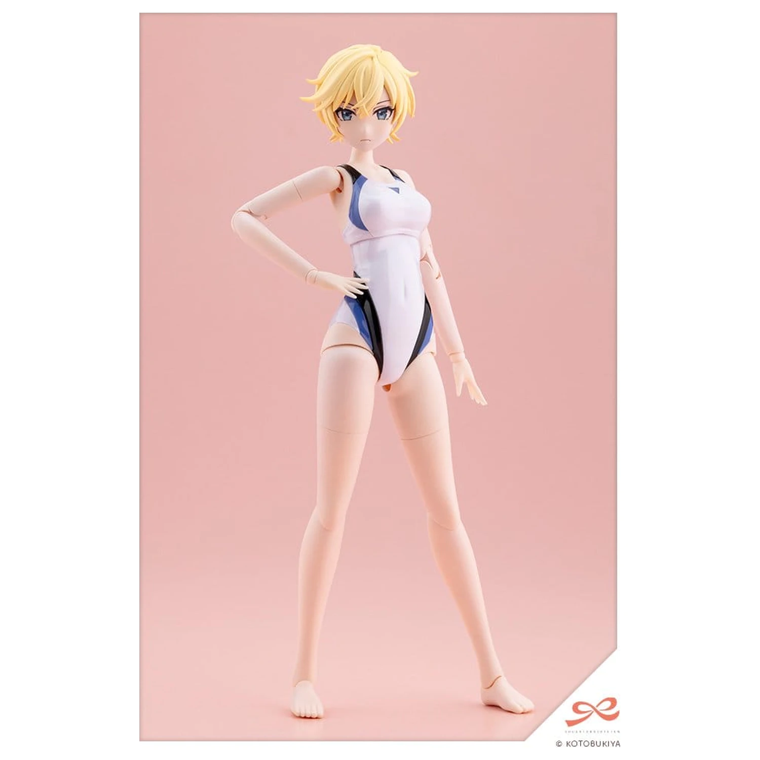 Sousai Shojo Teien Plastikmodell 1/10 Rui Saotome Touou High School Competitive Swimsuit Dreaming Style White Dolphin 16 cm Produktfoto