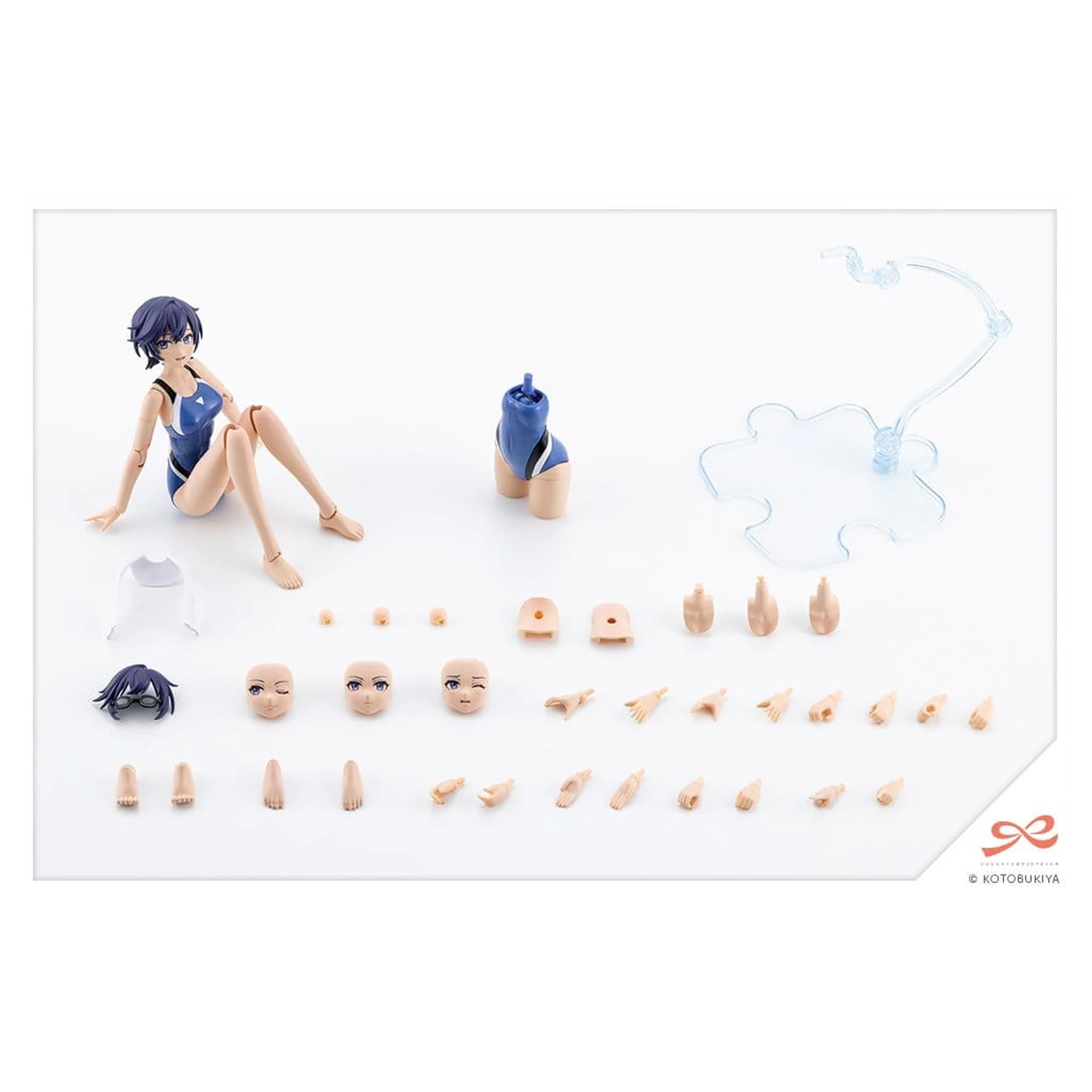 Sousai Shojo Teien Plastic Modell 1/10 Rui Saotome Touou High School Competitive Swimsuit 16 cm Produktfoto
