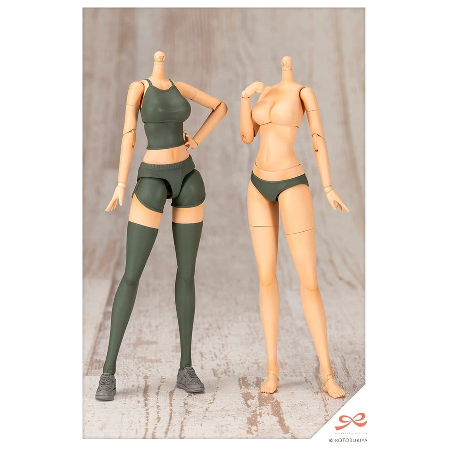 Sousai Shojo Teien Plastic Modellbausatz 1/10 Training Wolf 16 cm Produktfoto