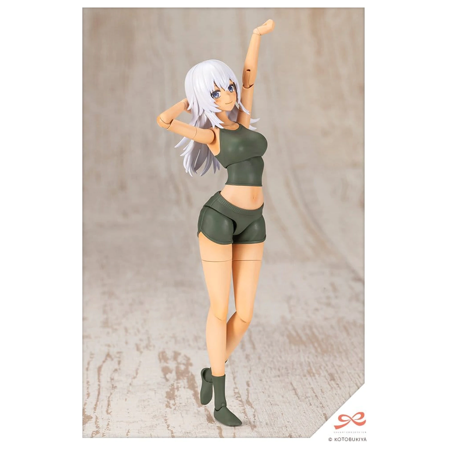 Sousai Shojo Teien Plastic Modellbausatz 1/10 Training Wolf 16 cm Produktfoto