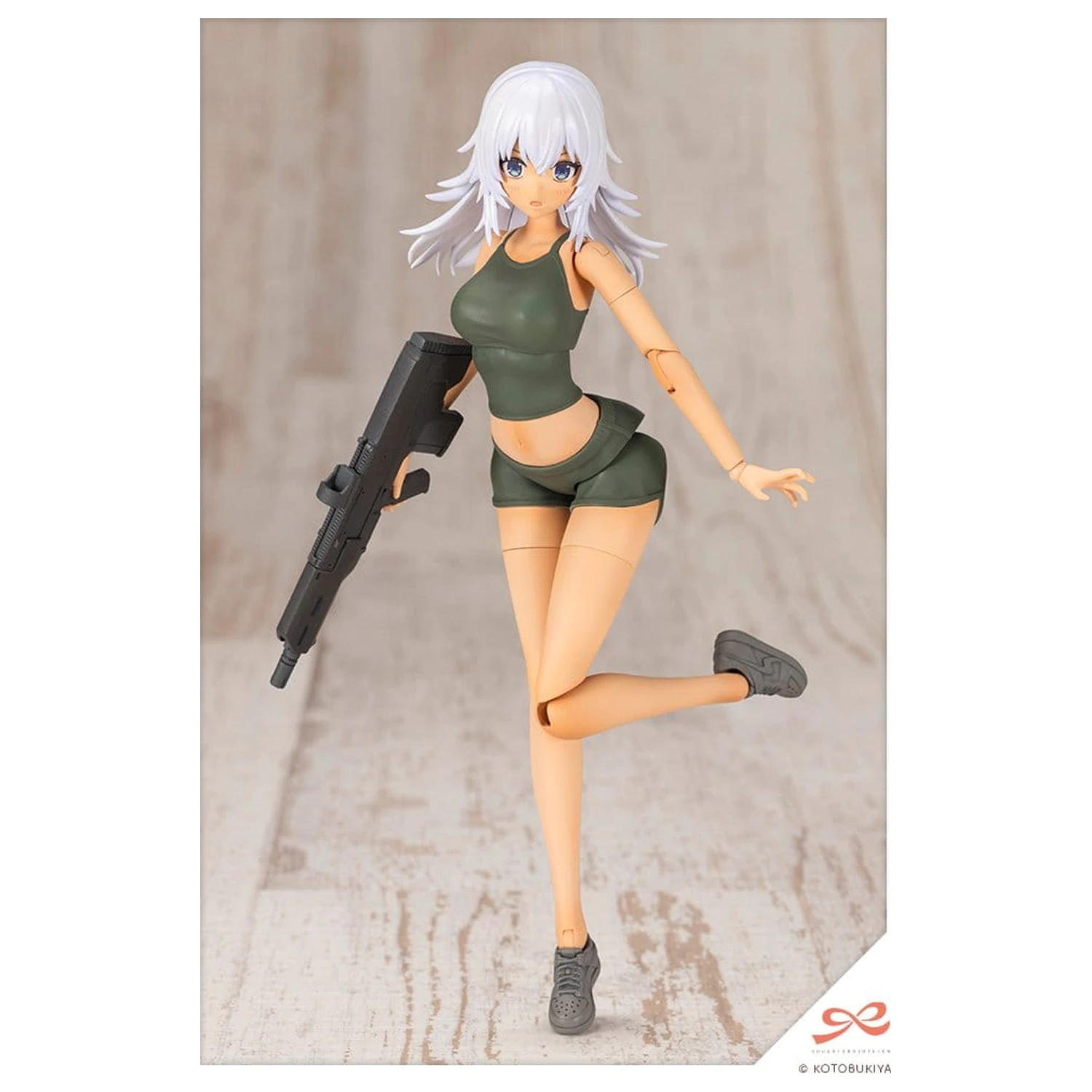Sousai Shojo Teien Plastic Modellbausatz 1/10 Training Wolf 16 cm Produktfoto