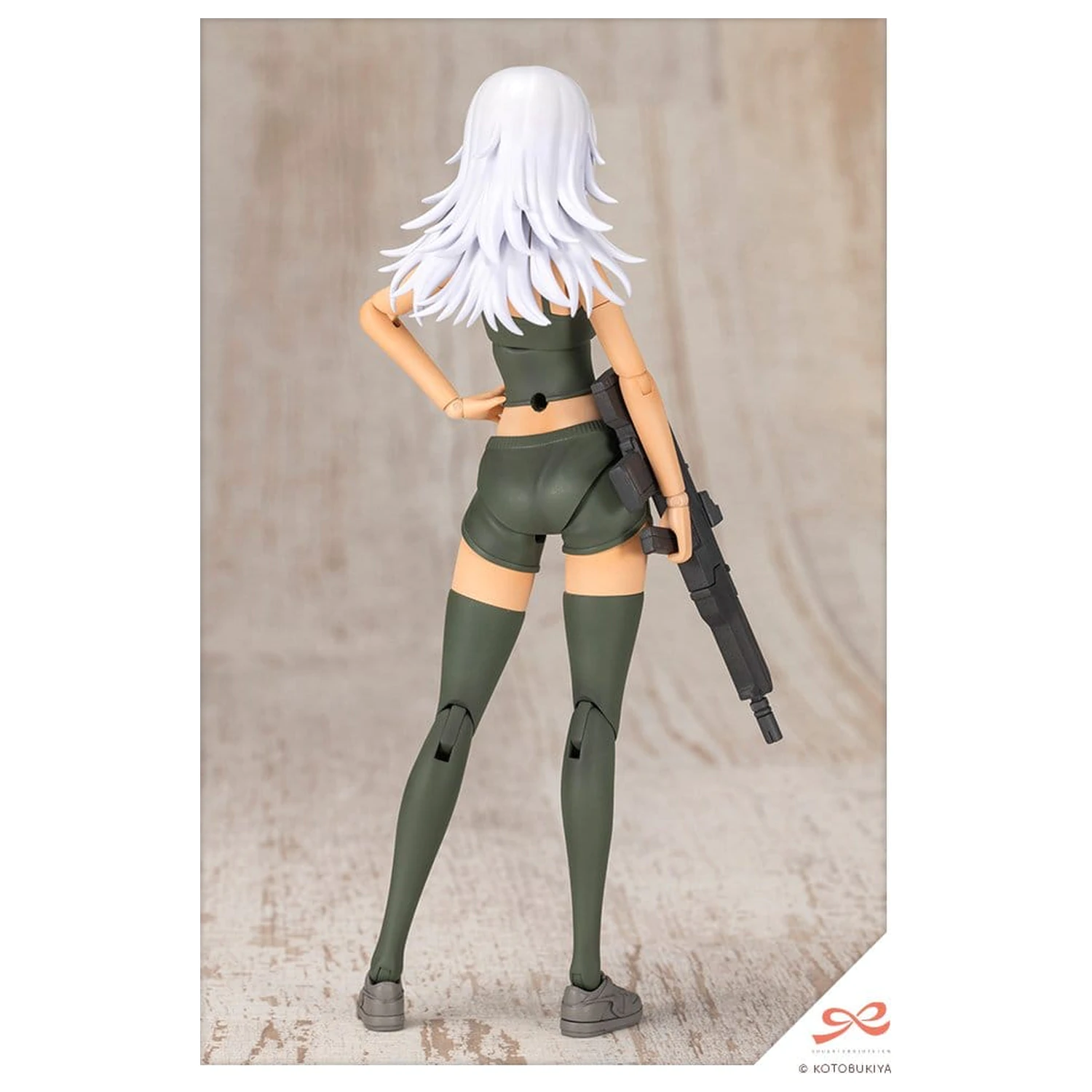 Sousai Shojo Teien Plastic Modellbausatz 1/10 Training Wolf 16 cm Produktfoto