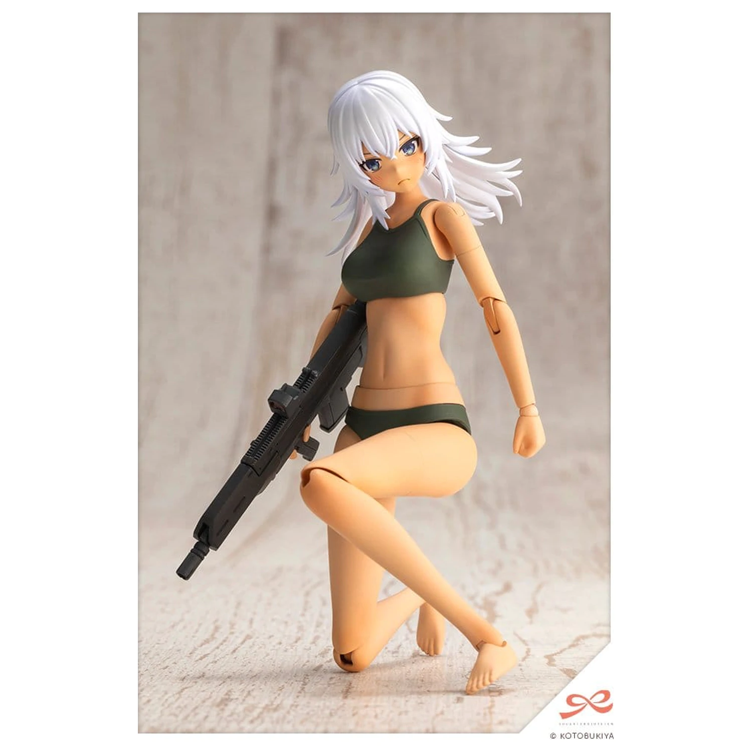 Sousai Shojo Teien Plastic Modellbausatz 1/10 Training Wolf 16 cm Produktfoto