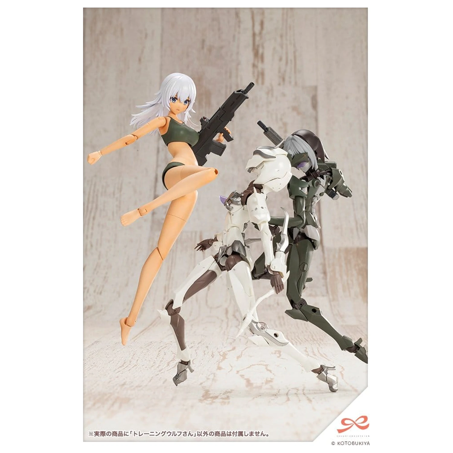 Sousai Shojo Teien Plastic Modellbausatz 1/10 Training Wolf 16 cm Produktfoto