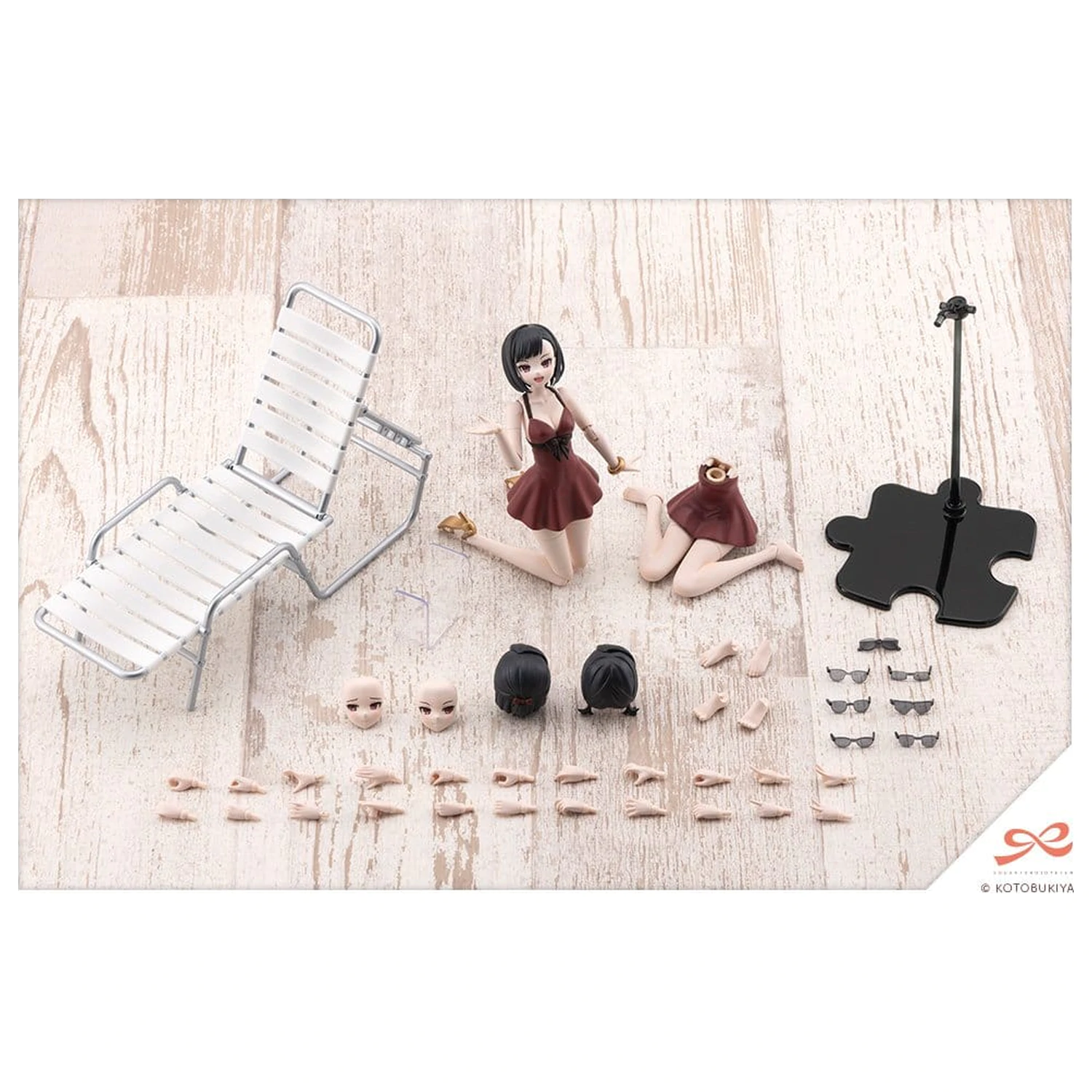 Sousai Shojo Teien Plastikmodellbausatz 1/10 Yomi Swim Style 16 cm Produktfoto