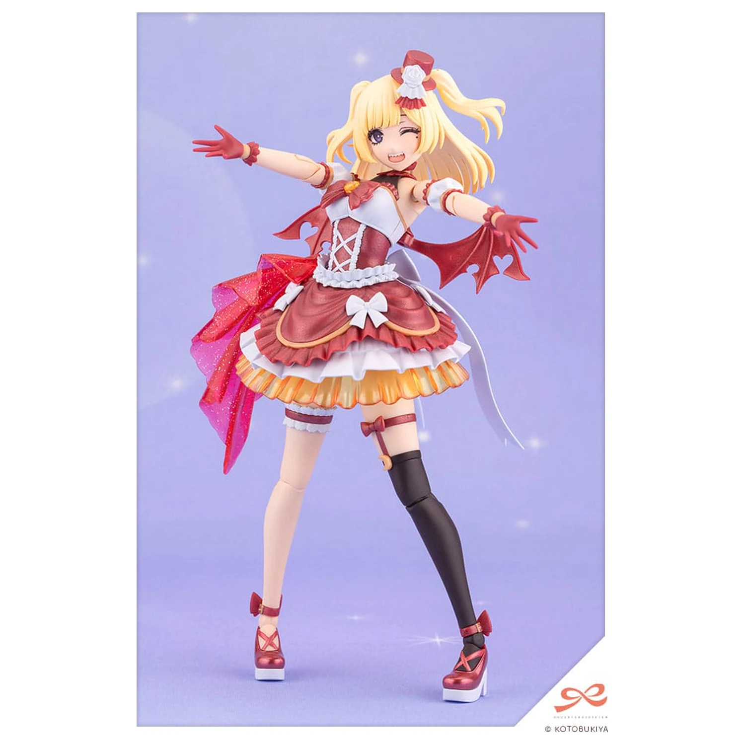 Sousai Shojo Teien Plastikmodellbausatz 1/10 Yue Kisaragi Diva Costume Dreaming Style Strawberry Moon 16 cm Produktfoto
