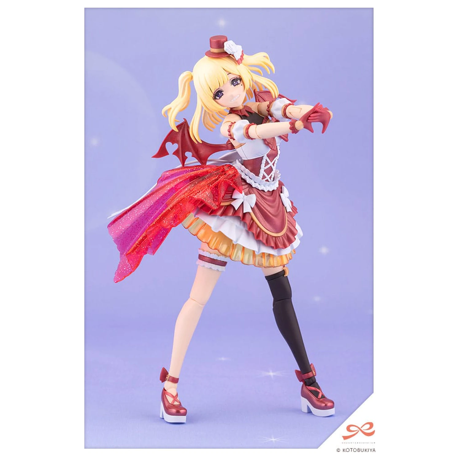 Sousai Shojo Teien Plastikmodellbausatz 1/10 Yue Kisaragi Diva Costume Dreaming Style Strawberry Moon 16 cm Produktfoto