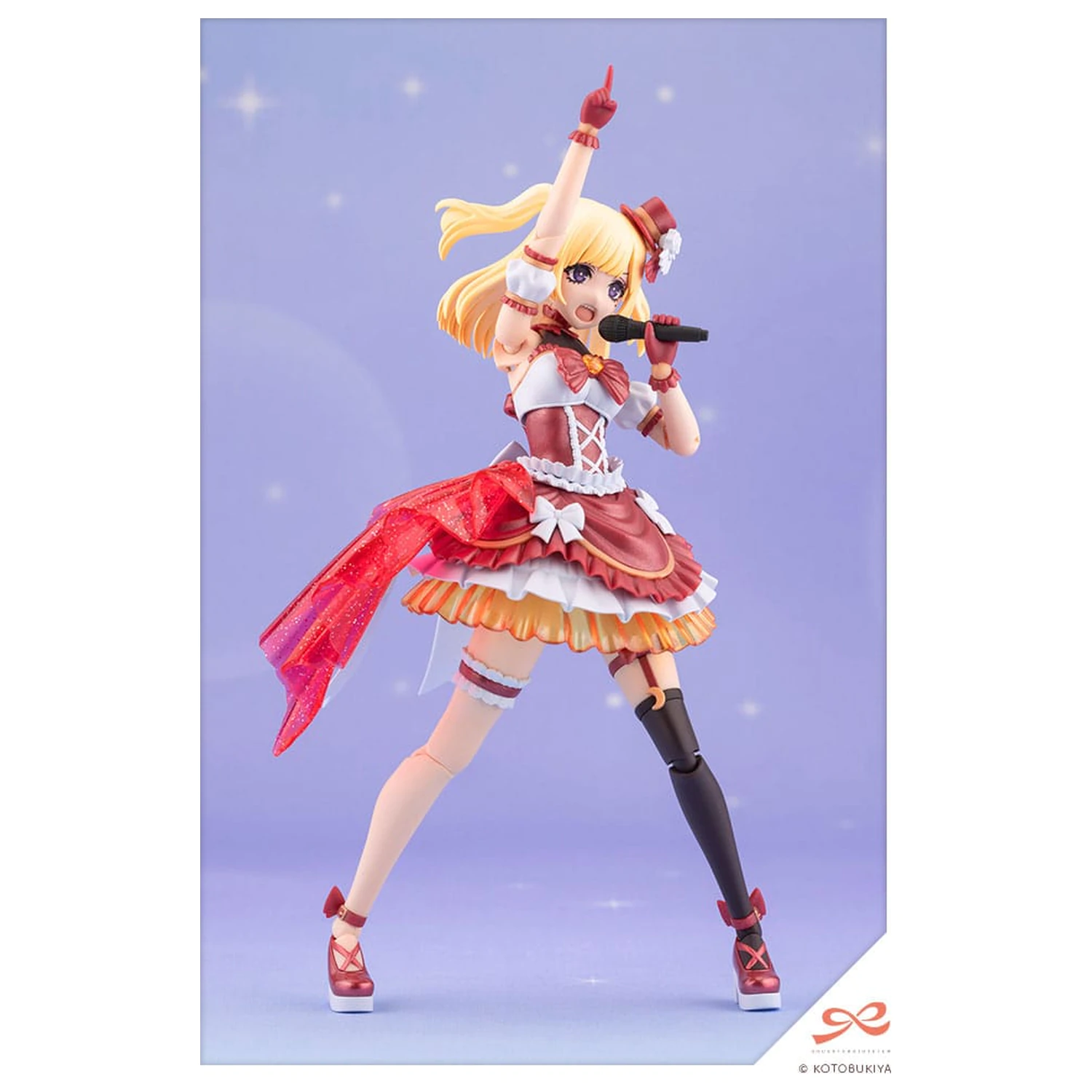 Sousai Shojo Teien Plastikmodellbausatz 1/10 Yue Kisaragi Diva Costume Dreaming Style Strawberry Moon 16 cm Produktfoto