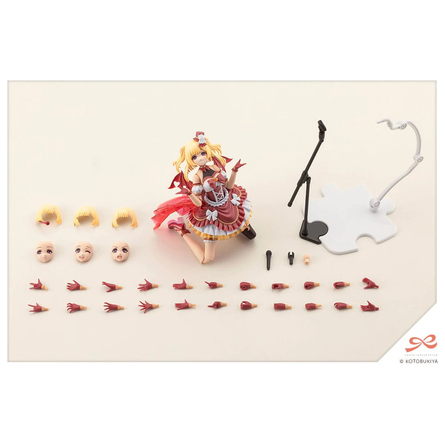 Sousai Shojo Teien Plastikmodellbausatz 1/10 Yue Kisaragi Diva Costume Dreaming Style Strawberry Moon 16 cm Produktfoto