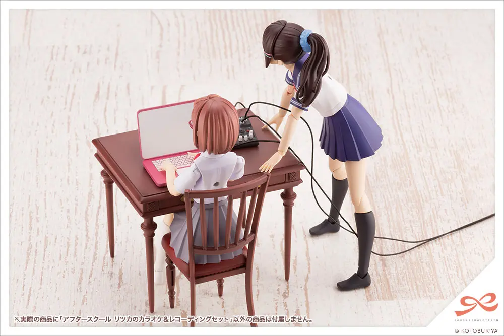 Sousai Shojo Teien Model Kit Zubehör-Set 1/10 After School Ritsuka's Karaoke & Recording Set termékfotó