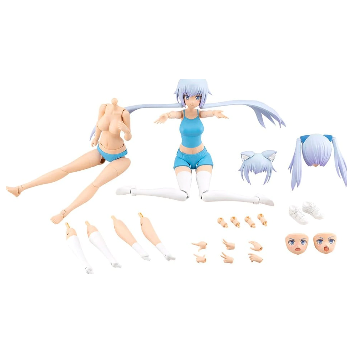 Sousaishojoteien Plastik Modell Bausatz Grand Scale Dress Up Body M mit Stylet 25 cm Produktfoto