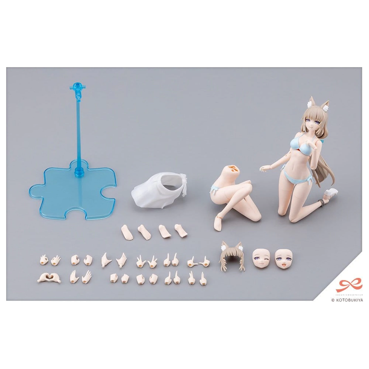 Sousaishojoteien Plastikmodell 1/10 Animal Ears Emulator Swim Style 17 cm Produktfoto