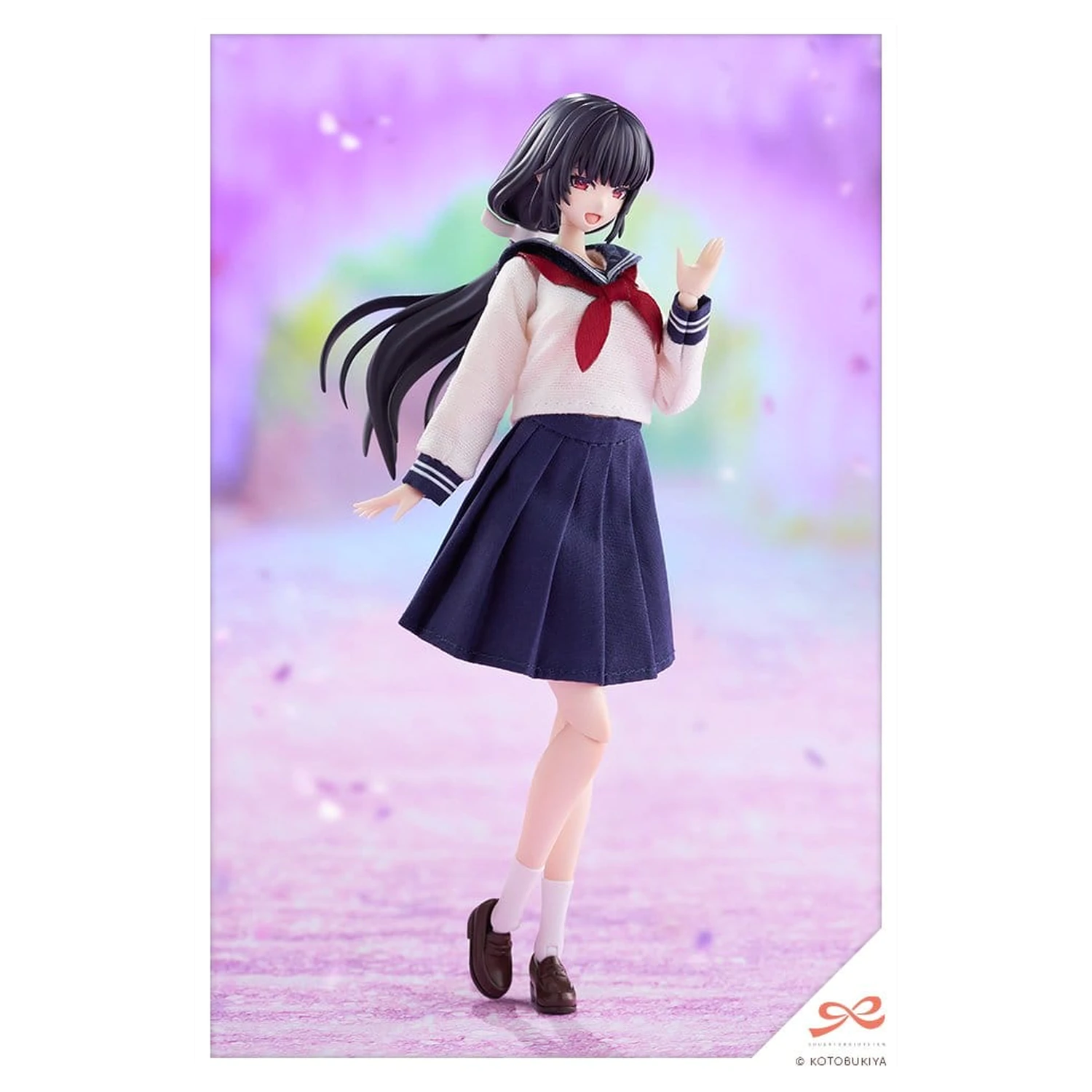 Sousaishojoteien Plastikmodell 1/10 Kiru Pla Kuon Yakushiji Touou High School Uniform 16 cm Produktfoto