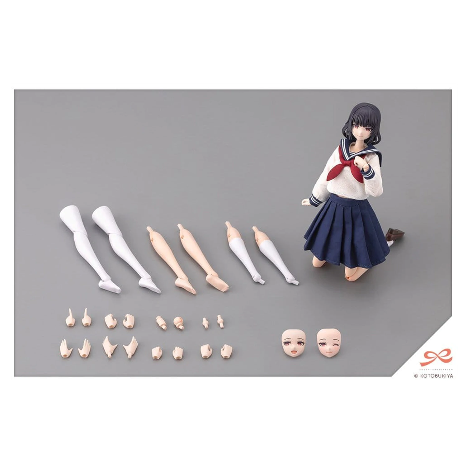 Sousaishojoteien Plastikmodell 1/10 Kiru Pla Kuon Yakushiji Touou High School Uniform 16 cm Produktfoto