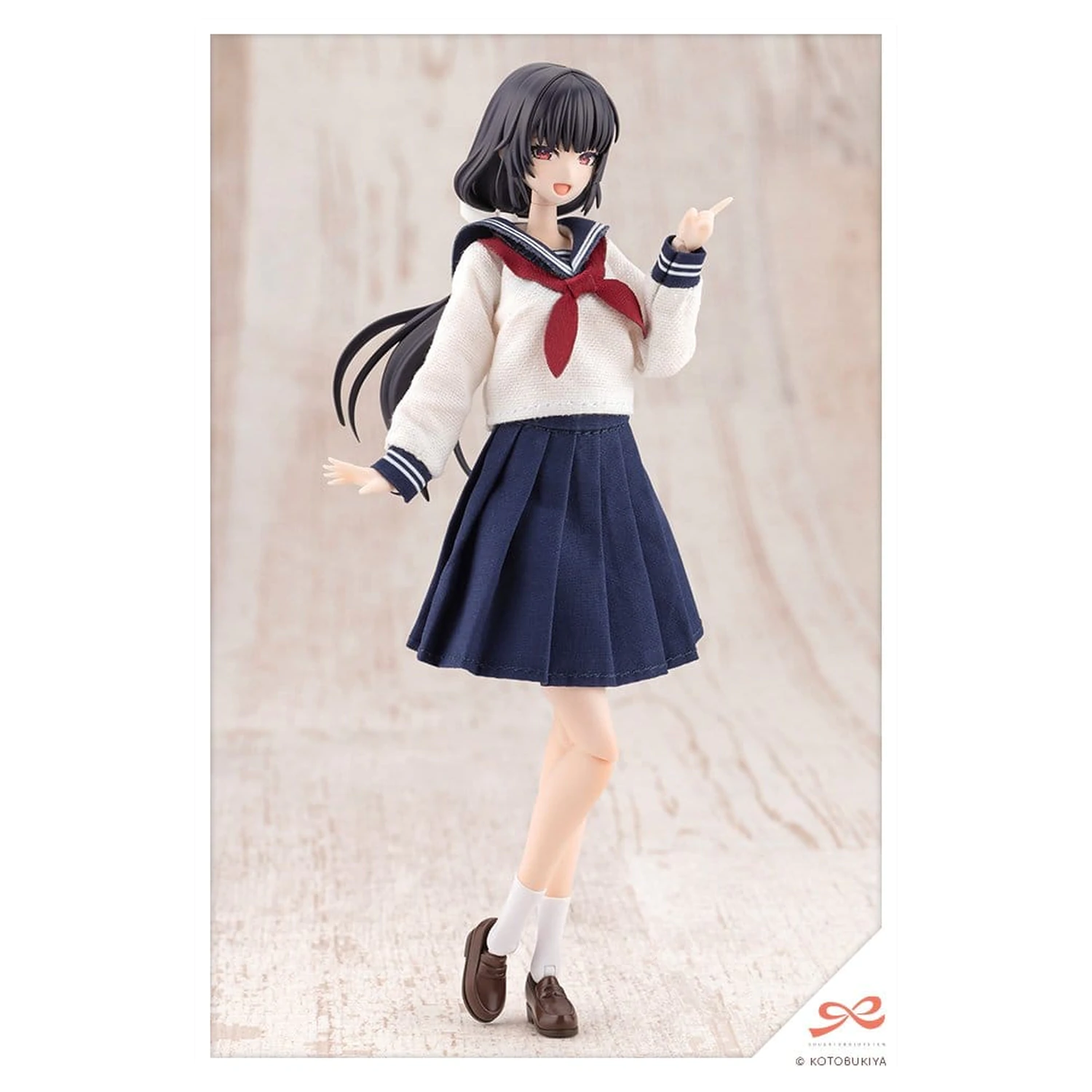 Sousaishojoteien Plastikmodell 1/10 Kiru Pla Kuon Yakushiji Touou High School Uniform 16 cm Produktfoto