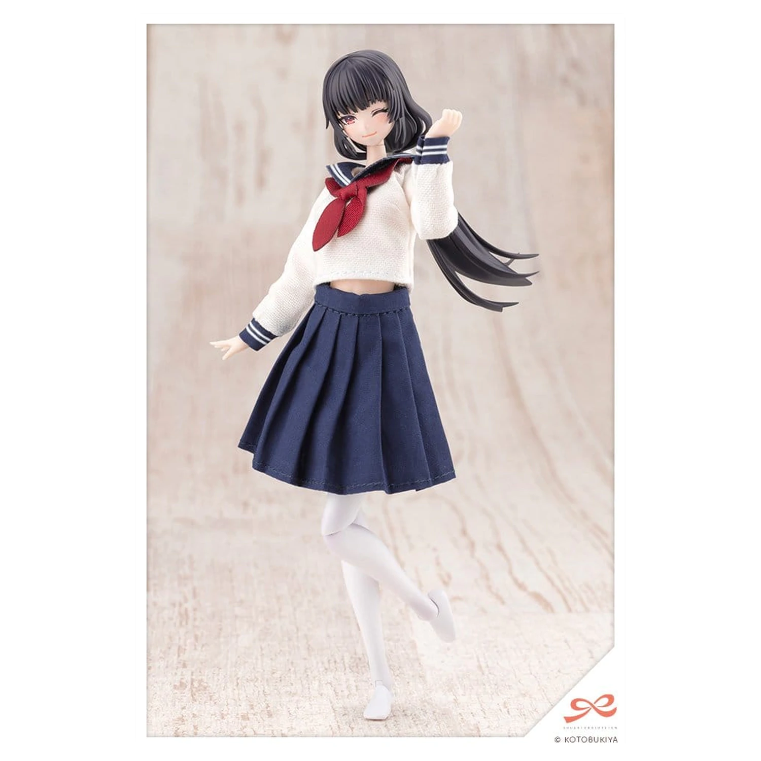Sousaishojoteien Plastikmodell 1/10 Kiru Pla Kuon Yakushiji Touou High School Uniform 16 cm Produktfoto