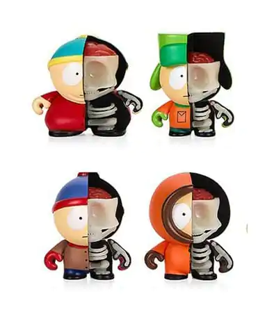 South Park: Anatomy Boys Vinyl Figure 4-er Pack Produktfoto