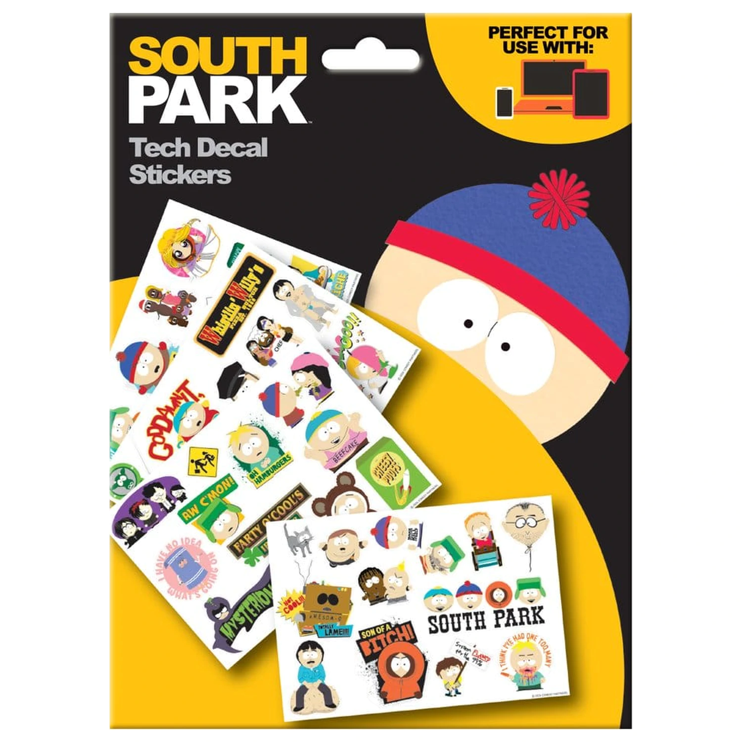 South Park Tech Aufkleber Packung Produktfoto