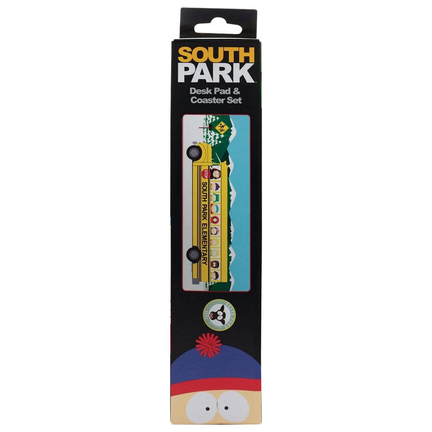 South Park Schreibtischunterlage & Untersetzer Set Elementary School Bus Produktfoto