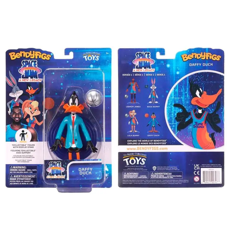 Space Jam 2 Bendyfigs Biegefigur Duffy Duck 19 cm Produktfoto
